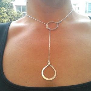 Tears Of Joy, Lariat, Gold Or Silver,birthday Gift..