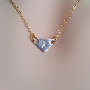 Monogram Necklace, Jewelry, Initial, Personalized..
