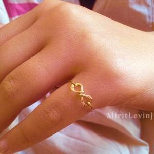 Infinity Ring,infinity Jewelry, 14k Gold Filled,..