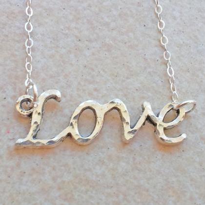 Love script Bracelet gift teen love..
