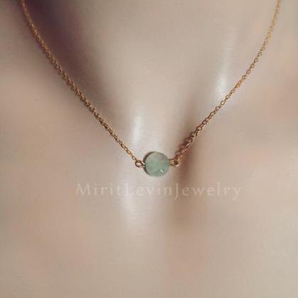 Mint Green Fluorite Necklace Jewelry Fluorite One..