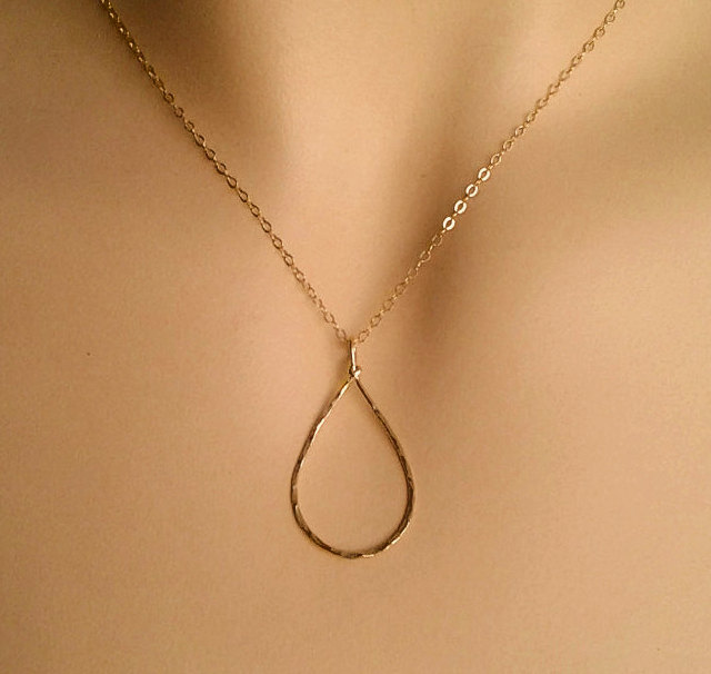 , Bridesmaids Jewelry Gift Idea, Wedding Party, Teardrop Necklace,tear Of Joy, Perfect Gift Idea, Jewelry For Her, Mom,birthday