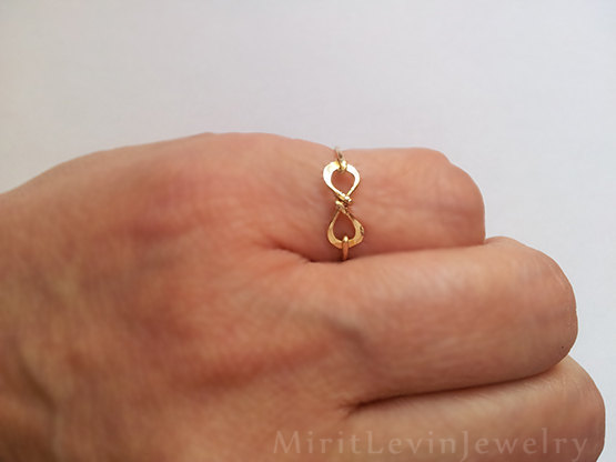 Infinity Ring,infinity Jewelry, 14k Gold Filled, Pure Silver, Great Gift For Friends, Bridesmaid Gift,ring, Infinity Knot Ring