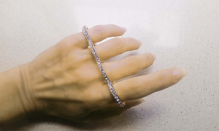 gold 4 finger ring