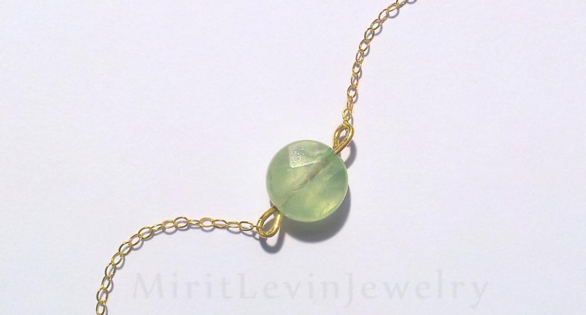 Special , Mint Green, Fluorite, Necklace, Gemstone, Birthstone Necklace, Single Stone, Pendant, Birthstone Pendant, Birthday Gift